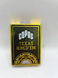 copag - jeu de 55 cartes poker 100% plastique - texas hold'em - jumbo face - 2 index - plastique (résistant) et qualité profession
