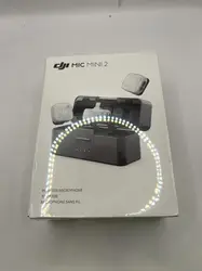 dji mic mini 2 (2 tx + 1 rx mobile + boîtier de recharge), microphone cravate, micro sans fil pour iphone 17/16/15 et android/tabl