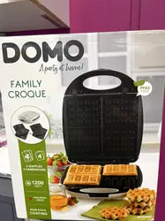 domo gaufrier multifonction - do9046c - blanc