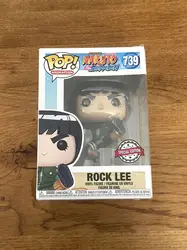 figurine funko! pop -  naruto n°739 - rock lee - exclusive - fu47578
