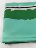 foulard balenciaga en soie vert et bleu à motif géométrique
