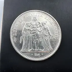 pièce 10 francs hercule 1965 argent 900 millième 24,97g