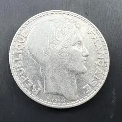 pièce 10 francs turin 1931 argent 680 millième 10g