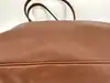 sac cabas longchamp en cuir grainé marron