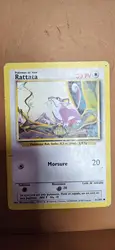 carte pokémon rattata 61/102