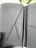 organizer de poche louis vuitton en toile damier graphit avec initial  t.b a l'interieur