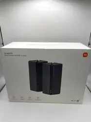 pack 2 routeurs wifi bi - bande xiaomi mesh system ax3000 noir