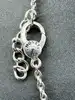 parure en argent collier avec un pendentif double boule et boucles d'oreilles assorties argent 925 millième (22 ct) 13,77g
