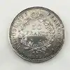 pièce 50 francs hercule 1977  argent 900 millième 30,01g