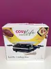raclette multifonctions cosylife 4 personnes + pierre cl - r4p2