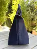 sac à main longchamps le pliage s en toile bleue