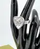 bague gucci coeur logo 25 taille 59 argent 925 millième (22 ct) 13,97g