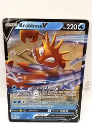 carte pokémon krabboss v 028/172 fr ex