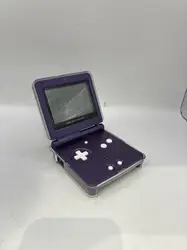 console gameboy advance sp ags -001 violette custom mario
