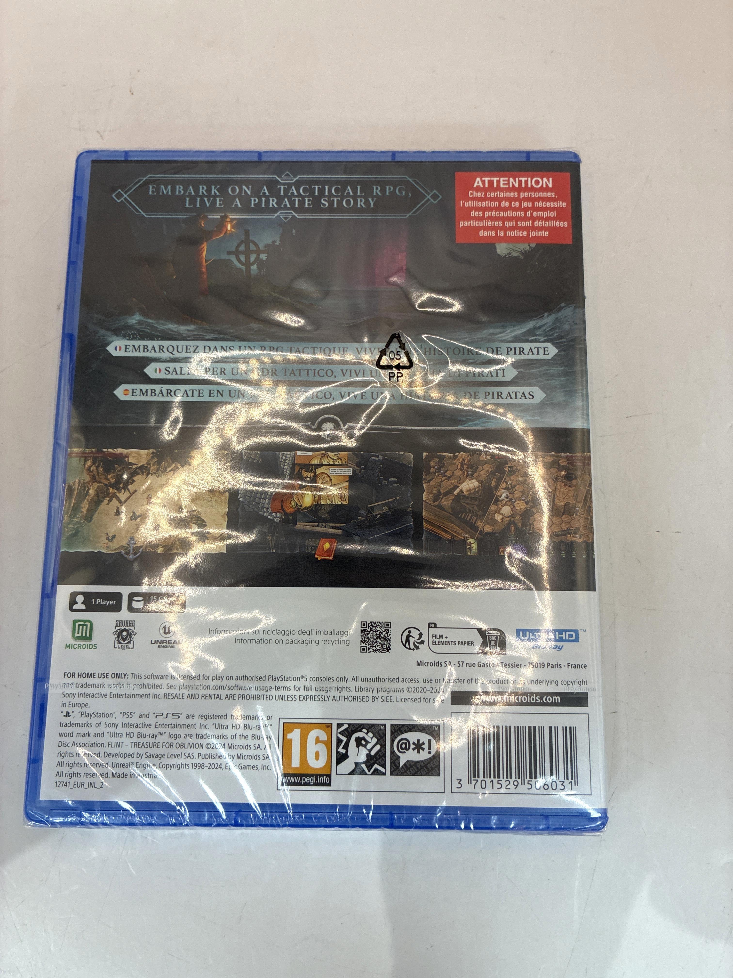Jeu PS5 Flint Treasure Of Oblivion