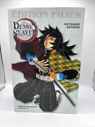 livre demon slayer edition pilier - coffret tome 01 & tome 02