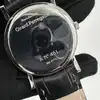 montre girard-perregaux classique automatique a n°461 en acier et le cuir de veau
