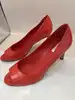 paire mocassins femme maxmara rouge