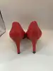 paire mocassins femme maxmara rouge