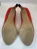 paire mocassins femme maxmara rouge