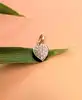 pendentif coeur pavé de petits diamants or 750 millième (18 ct) 1,81g