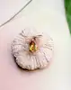 pendentif or orné d'une citrine facettée forme goutte d'eau or 750 millième (18 ct) 1,02g