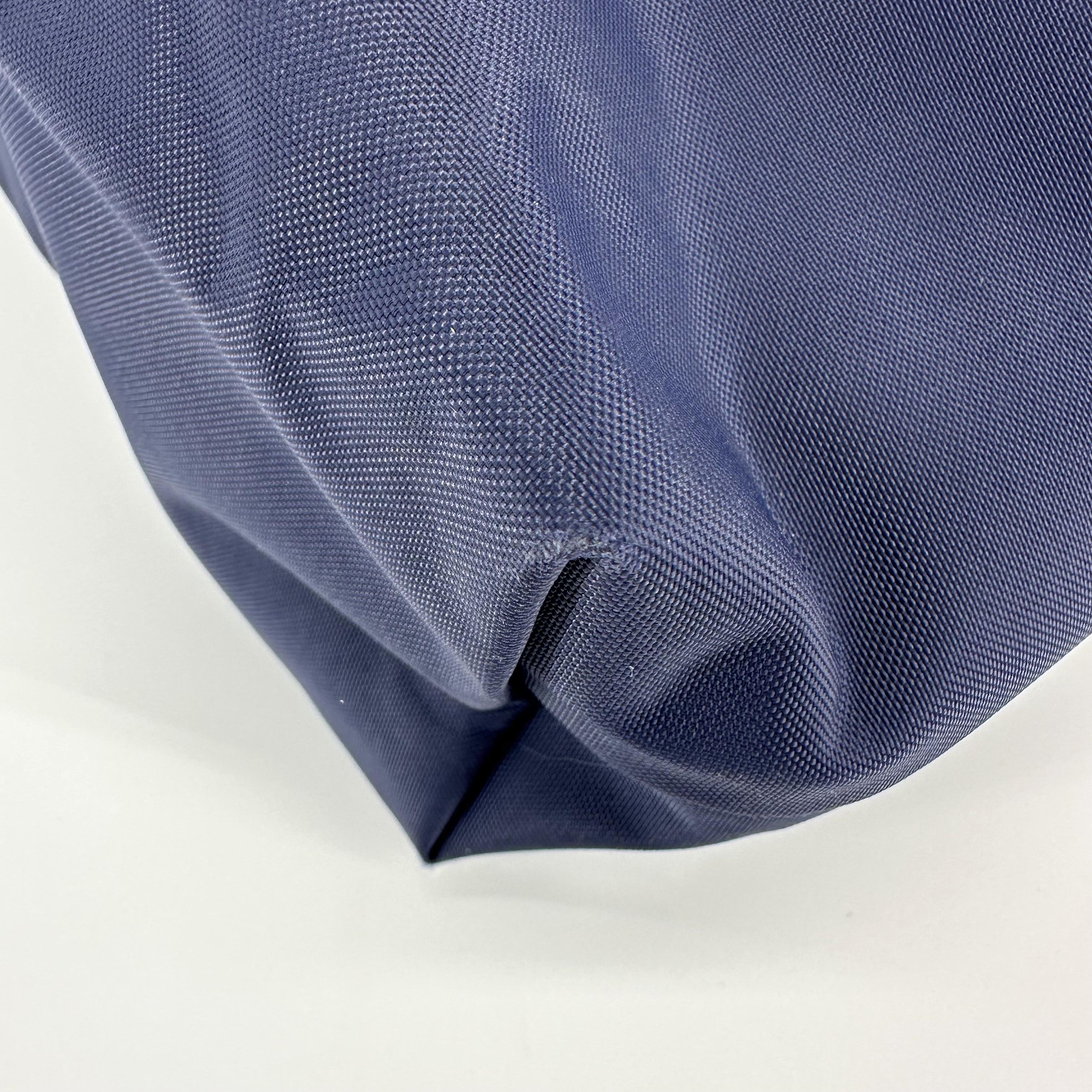 Porte-documents Longchamp le pliage en toile bleu 