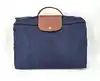 porte-documents longchamp le pliage en toile bleu