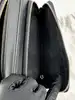 sac à main christian dior caro double pouch en cuir noir à bandoulière