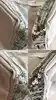 sac cabas vanessa bruno en toile de coton grège et sequins argentés taille m