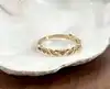20002710 bague anneau motif infini et coeur avec oxyde t58