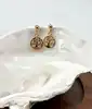 330281 boucles d'oreilles pendantes motif arbre de vie