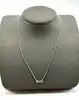 87413345 collier infini serti d'oxyde orange argent 925 millième (22 ct) 2,03g