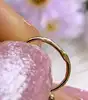 boucles d'oreilles créoles en or motifs or 750 millième (18 ct) 0,72g