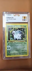 carte pokemon nidoran 54/64 première edition gradé sfg 9