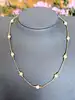 collier perles de culture alternées des boules en or or 750 millième (18 ct) 7,25g