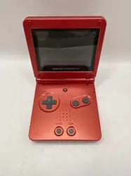 console nintendo gameboy advance sp ags-001 - rouge brique