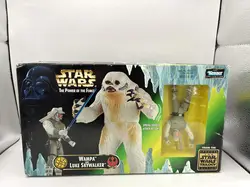 figurine star wars the power of the force wampa and luke skywalker 1997 kenner
