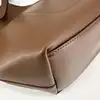 grand sac cabas porté épaule en cuir camel