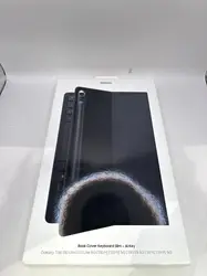 housse book cover keyboard slim noir avec touche galaxy ai pour samsung galaxy tab s10fe galaxy tab s9 et galaxy tab s9 fe