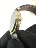 montre femme michel herbelin newport 12855.s bicolore mouvement quartz, cadran bleu, verre saphir, bracelet en cuir bleu marbré