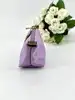 porte-monnaie longchamp le pliage original en toile violet clair