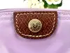 porte-monnaie longchamp le pliage original en toile violet clair