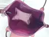 sac à main longchamp le pliage one m en toile et cuir violet