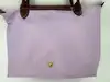 sac à main longchamp le pliage original s en toile violet clair