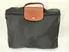 sac à main / porte-documents longchamp le pliage original en toile noir