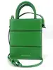 sac azzurra gronchi en cuir lisse vert