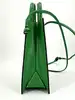 sac azzurra gronchi en cuir lisse vert
