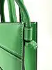 sac azzurra gronchi en cuir lisse vert