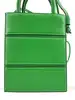 sac azzurra gronchi en cuir lisse vert
